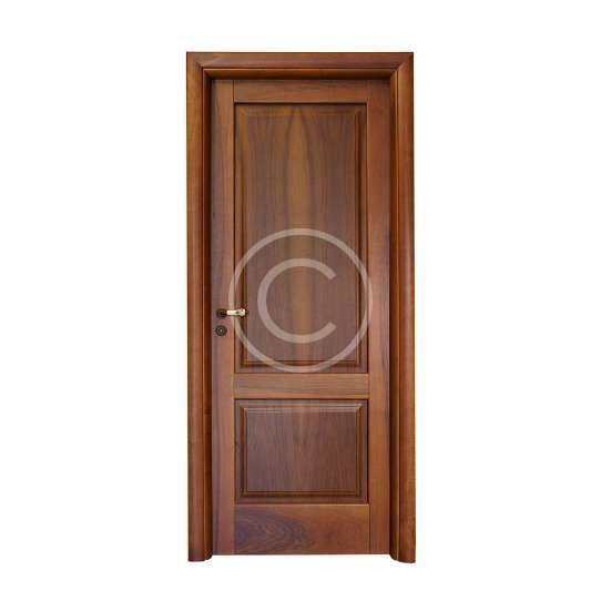 Dark Oak 1 Panel Arch Solid Construction Door